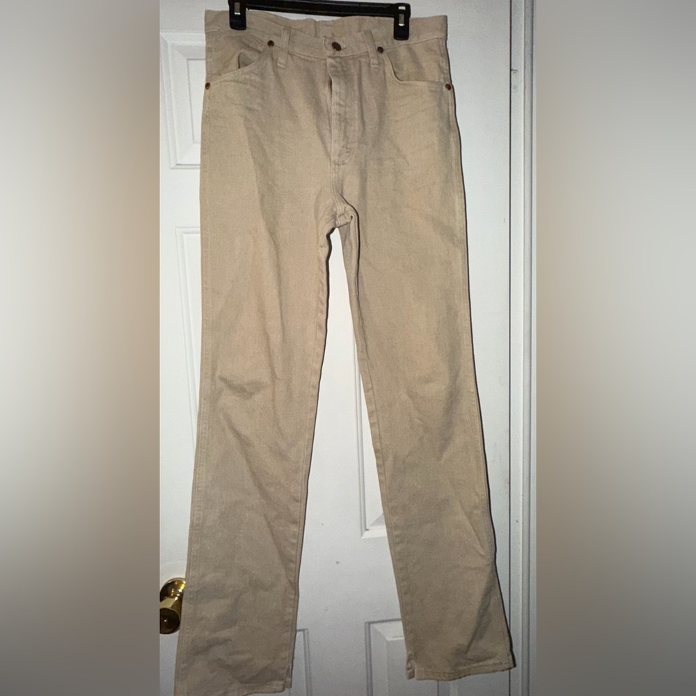 Wrangler Men's Khaki Cowboy Cut Jeans